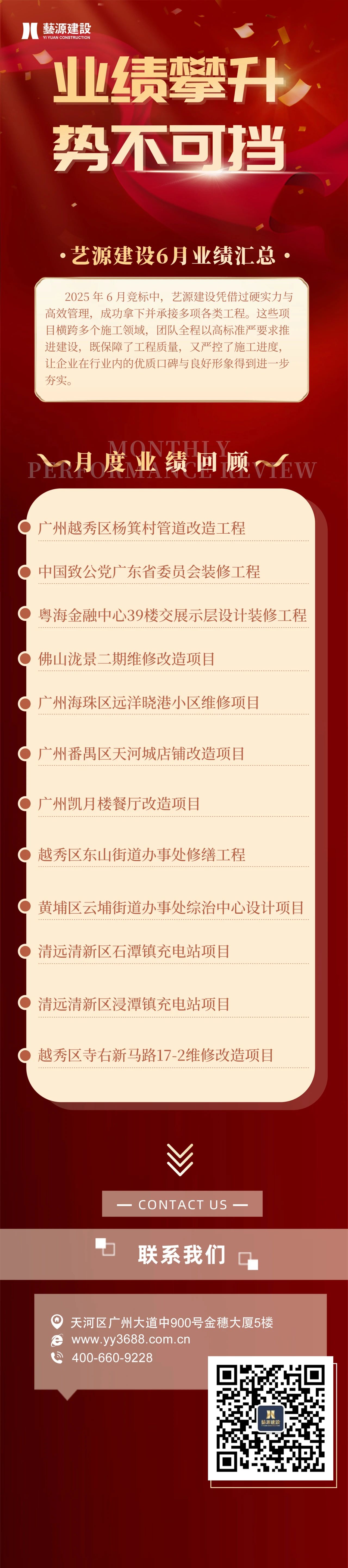 艺源建设业绩
